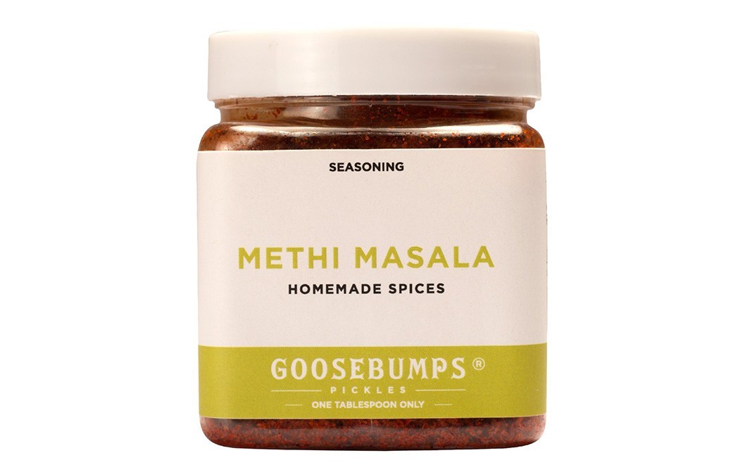 Goosebumps Methi Masala Homemade Spices   Glass Jar  200 grams